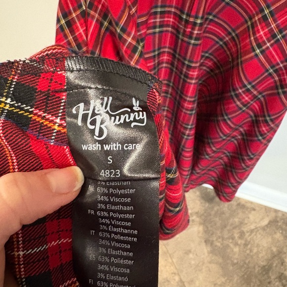 Plaid Red Holiday Dress - Picture 8 of 8